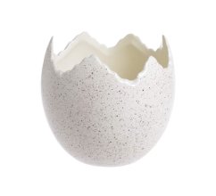 keramický obal - skořápka vejce - krém