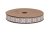 stuha 1 cm x 10 m, ornament - natural