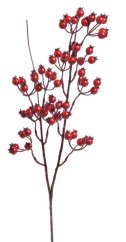 větvička s šípky 60 cm - červená