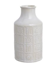 keramická váza 17 cm - bílá