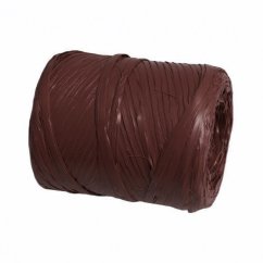 raffia / raphia umělá 200 m - tm. hnědá