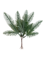 jehličí na drátku (6 ks) - zelená