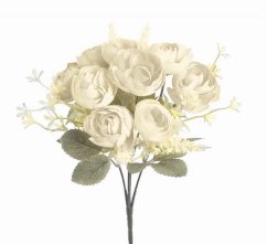 kytička kamélií s vřesem - krémová