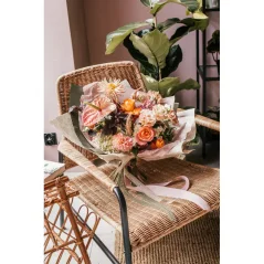 floristický voděodolný papír krep 50 cm - tm. zelená