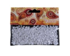 konfetti, hvězdičky (15 g) bílé