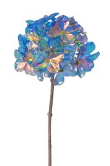 OPALIZZE hortenzie 32 cm – iridescentní modrá