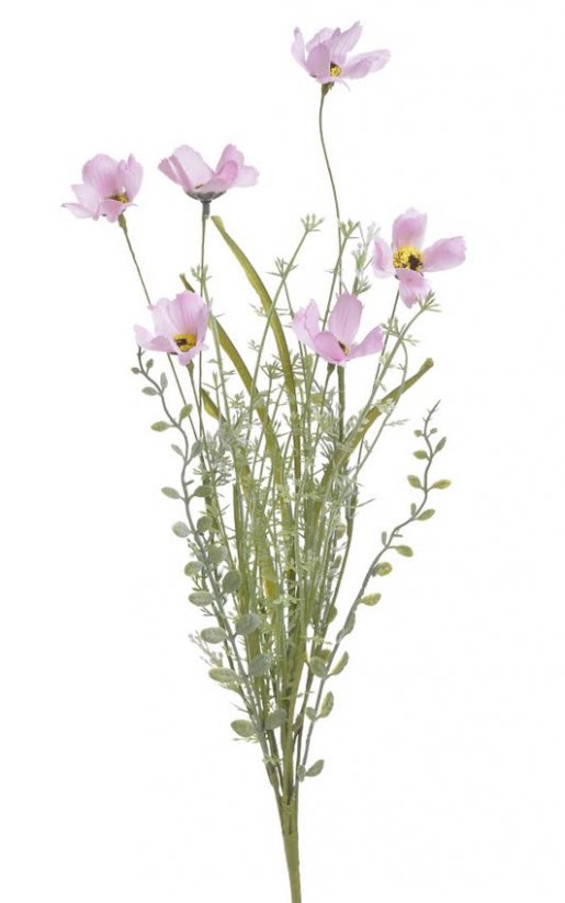 trs lučních květin 55 cm - růžová