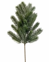 huňatá větvička jehličí 68 cm - zelená