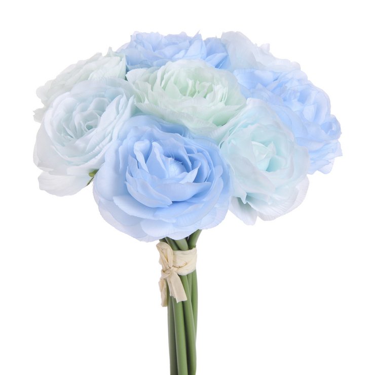růže svazek x 6 - MIX modrá