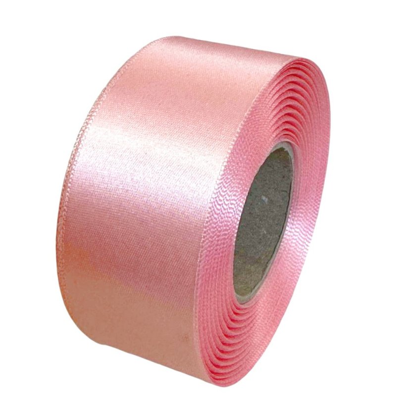 atlasová stuha 40 mm x 20 m - růžová