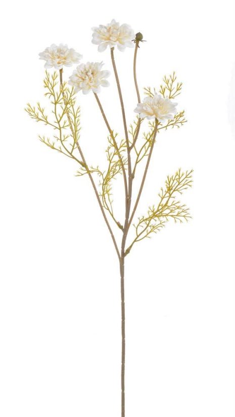 jiřina mini 47 cm - krémová