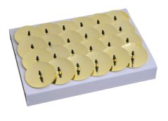misky s bodci 5,3 cm (48 ks) - zlaté