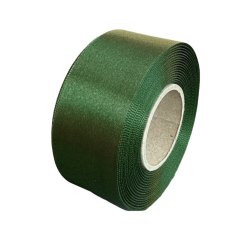 atlasová stuha 40 mm x 20 m - zelená tmavá