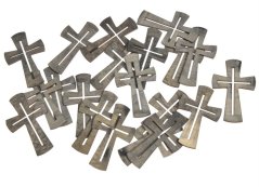 kříž 8 cm (20 ks) - hnědá