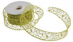 spider net šířka 5 cm - zelená oliva