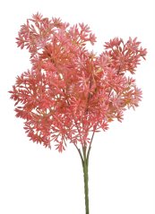 umělá rostlina, trs - růžová