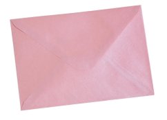 dárkové obálky C6 (10 ks) -- růžová