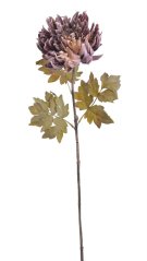 chryzantéma vintage 74 cm - fialová
