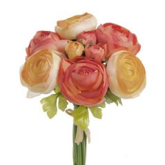 ranunculus svazek - meruňková/terakota