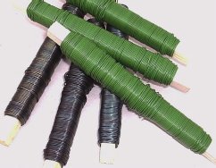 drát na dřívku 100 g - zelený
