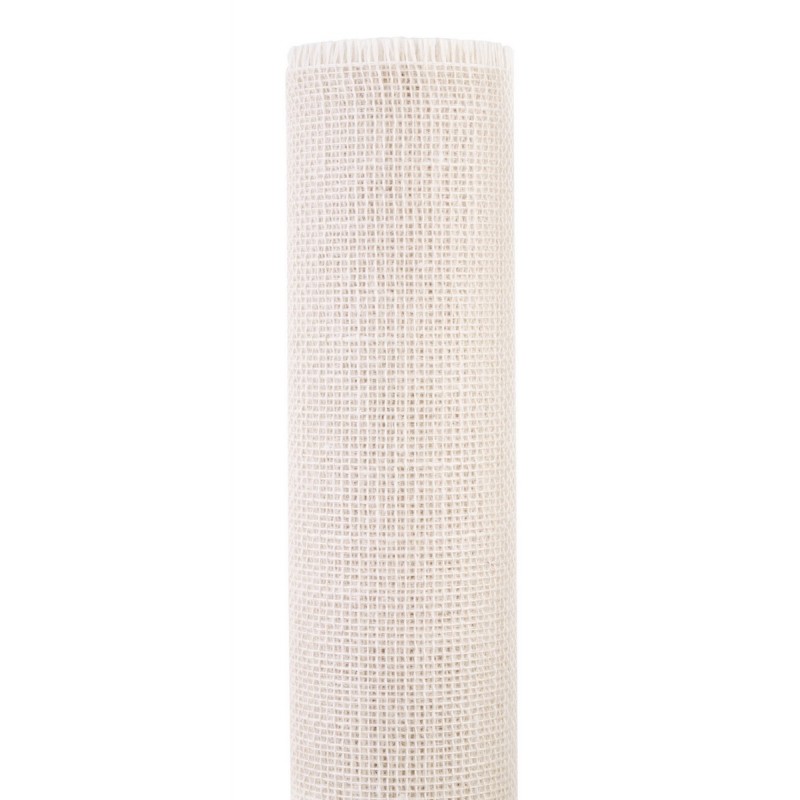 jutová role 50 cm x 5 m - bílá - krém