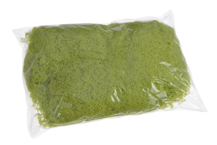 mech - imitace (100 g) - světlá zelená