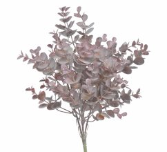 eukalyptus 35 cm - šedá/starorůžová