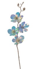 OPALIZZE magnólie 47 cm – iridescentní modrá