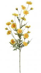 luční květina 72 cm - žlutá