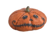 dýně halloween placatá 8 cm