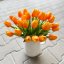 tulipán pěnový (5 ks) - oranžová