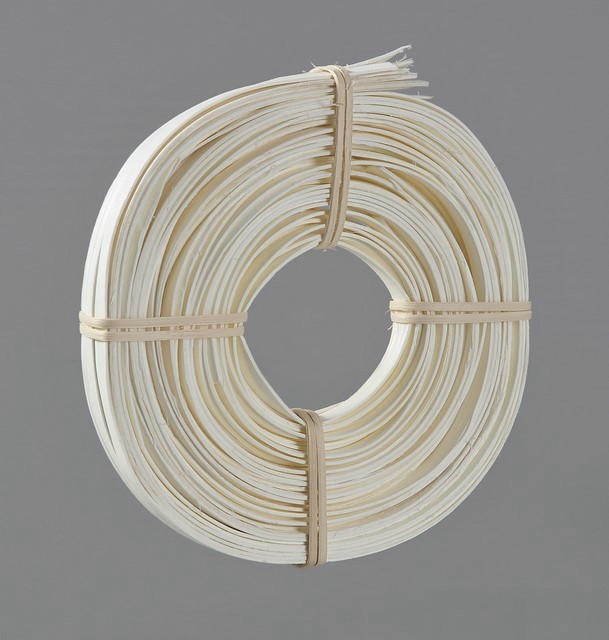 pás 18 mm , rattan - bílá krém