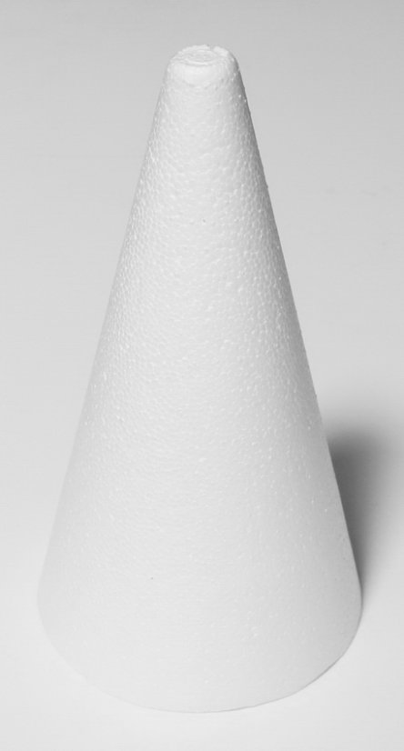 kužel z polystyrénu 20 cm