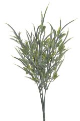 trs lístků s mini lusky - zelená