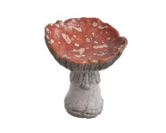 keramický hříbek 10 cm - muchomůrka