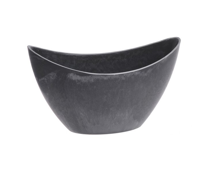 mísa 20 x 9 x11,5 cm - šedočerná