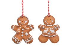 ozdoba k pověšení - perníková figurka 1 ks