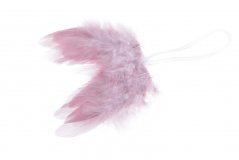 andělská křídla (4 ks) - růžová