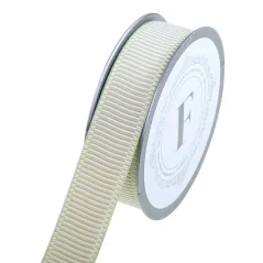 tkaná stuha 2,8 cm (10 m) - krém/zlatá