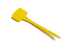 popisovací cedulka 30 cm - žlutá