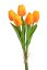 tulipán pěnový (5 ks) - oranžová