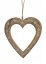 tradiční dřevěné srdce 25 cm