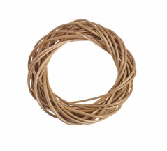 věnec z proutí 15 cm - přírodní