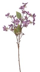 kvetoucí větvička 63 cm - fialová