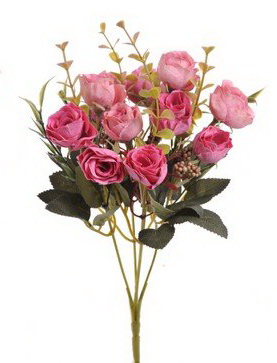 růže - kytice - růžová
