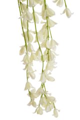 převislá rostlina s květy 80 cm - bílá