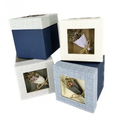 Flowerboxy s kytičkami - sada (4 ks)
