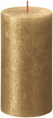svíce válec 130/68 shimmer - gold