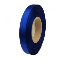 atlasová stuha 10 mm x 20 m - modrá tmavá
