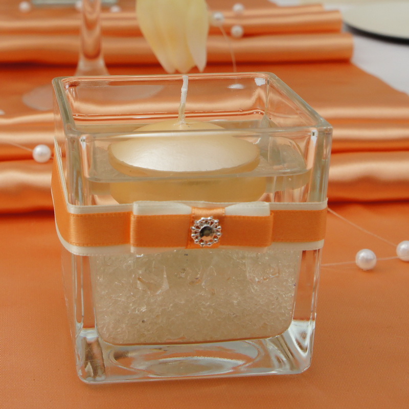 plovoucí svíčky - čočky (6 ks) - METAL perleťová